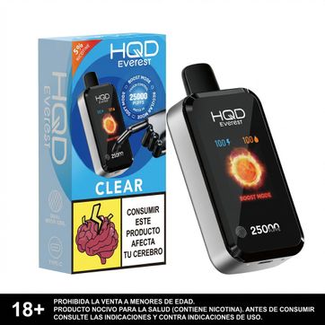 Imagen del producto HQD Everest Clear 25.000 Puffs