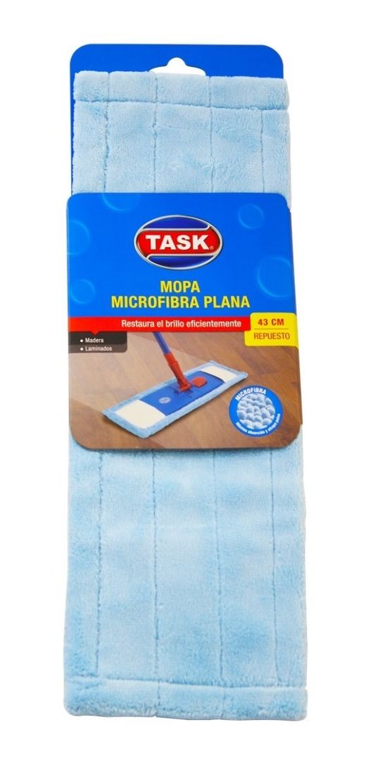 REPUESTO MOPA MICROFIBRA TASK  43 CM