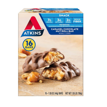Imagen del producto BARRA DE PROTEINA ATKINS CHOCOLATE Y CARAMELO X 44GR