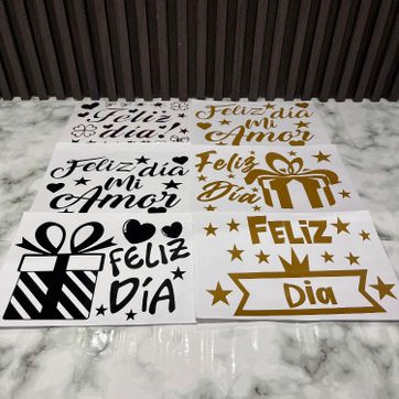 Imagen del producto ADHESIVO PARA GLOBOS FELIZ DIA 