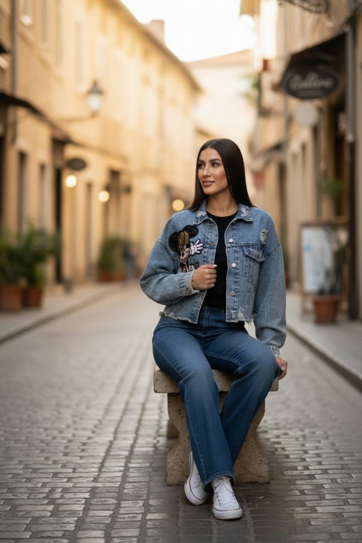 CHAQUETA MICKEY DENIM EDITIO
