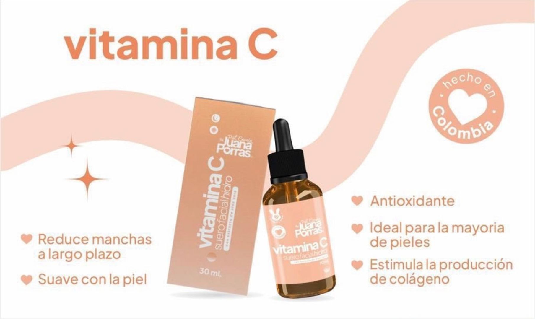 Serum facial de vitamina c