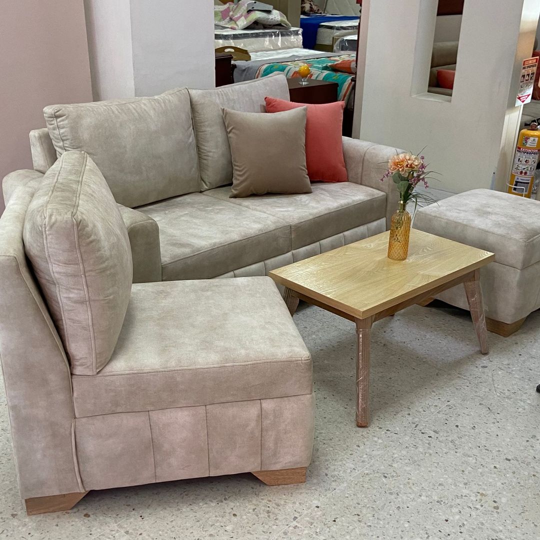 SALA ESPIGA TAPIZ BEIGE	