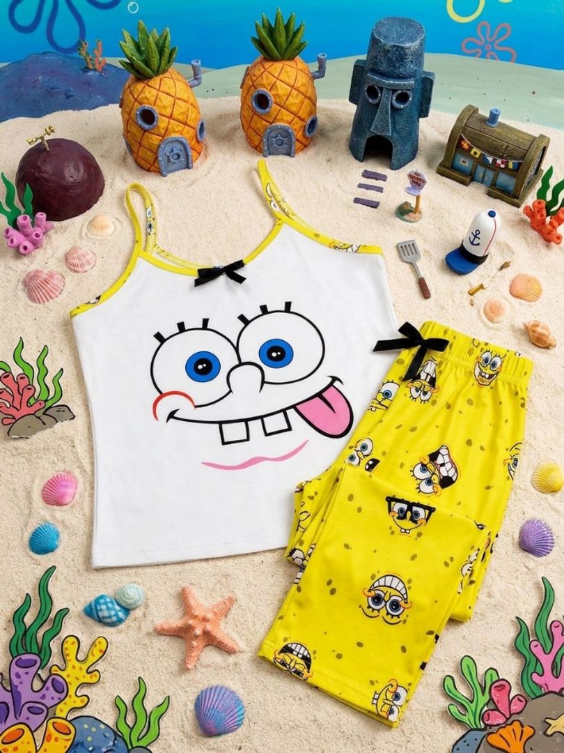 PIJAMA PANTALON BOB ESPONJA