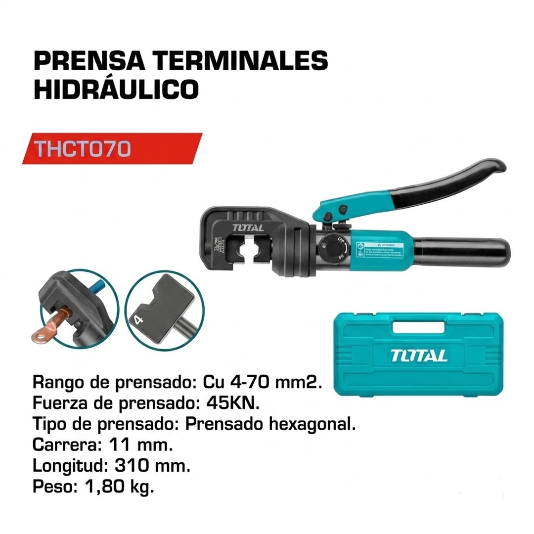 PRENSA HIDRAULICA 70MM 45KN