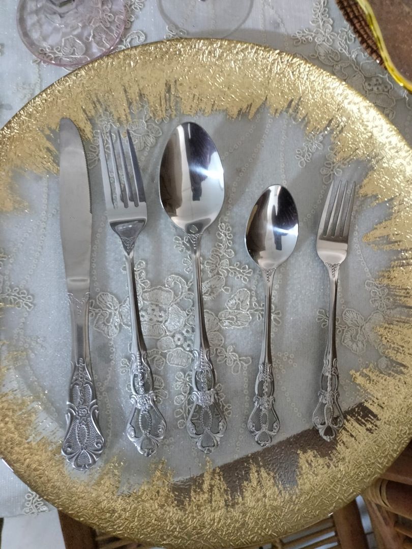 CUBIERTO PLATEADO FIGURA