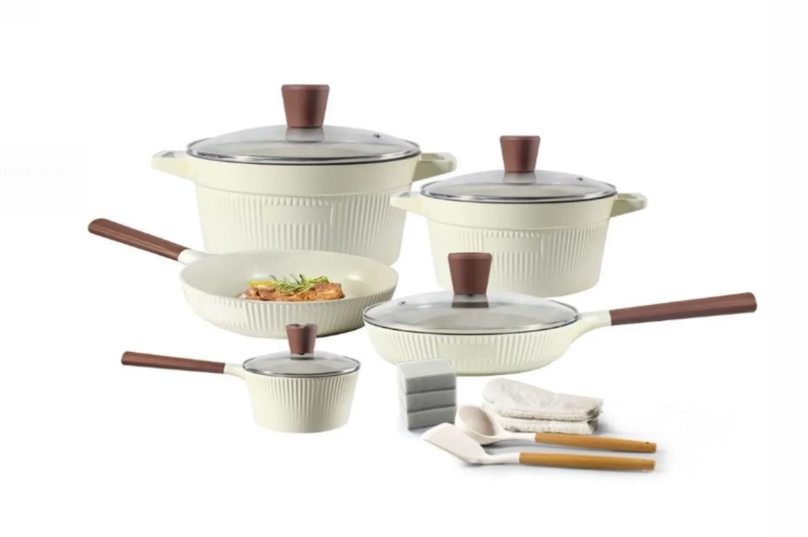 JUEGO DE OLLAS 16 PIEZAS