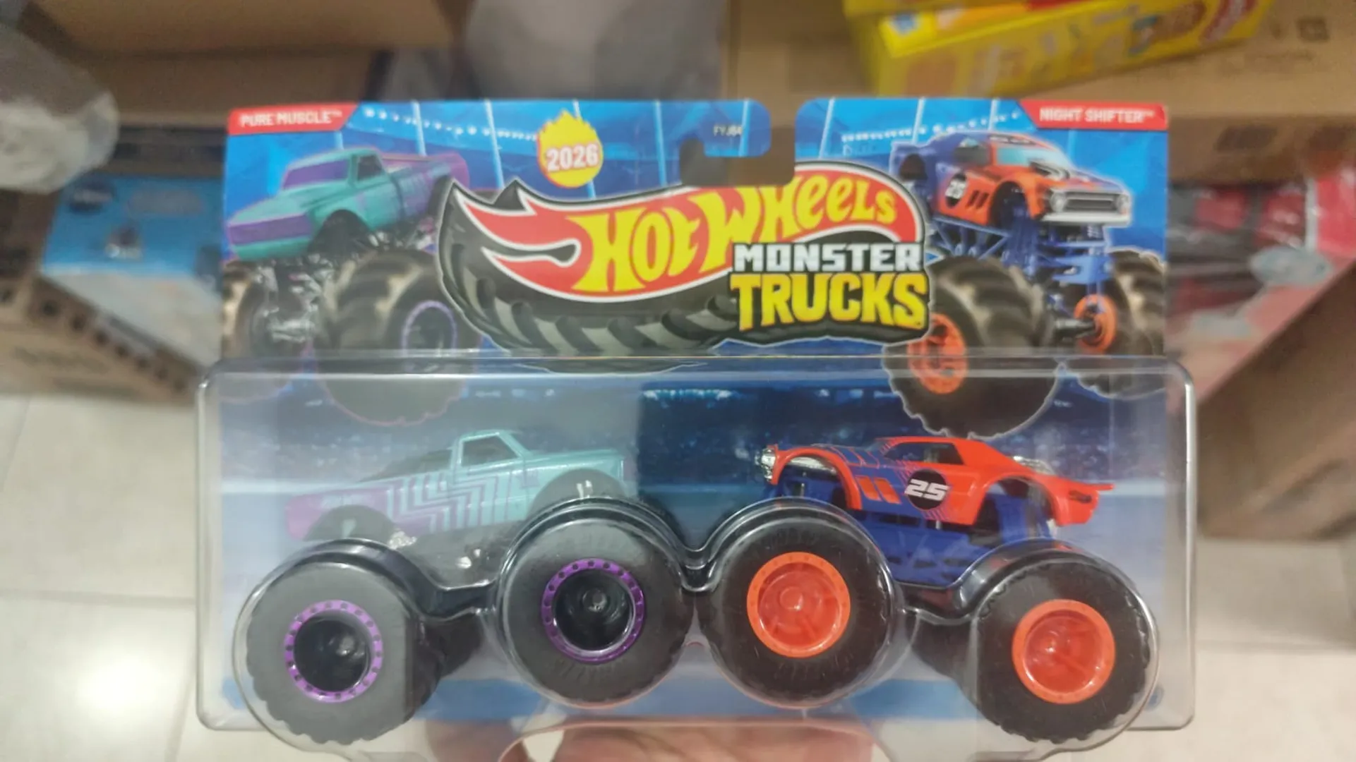 Set x2 Monster Truck HOT WHEELS