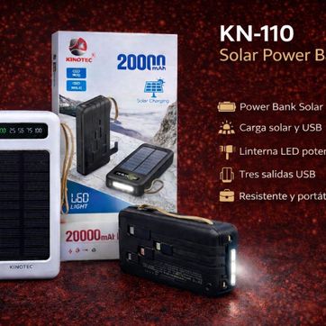 POWER BANK SOLAR 20.000 MA - imagen 1