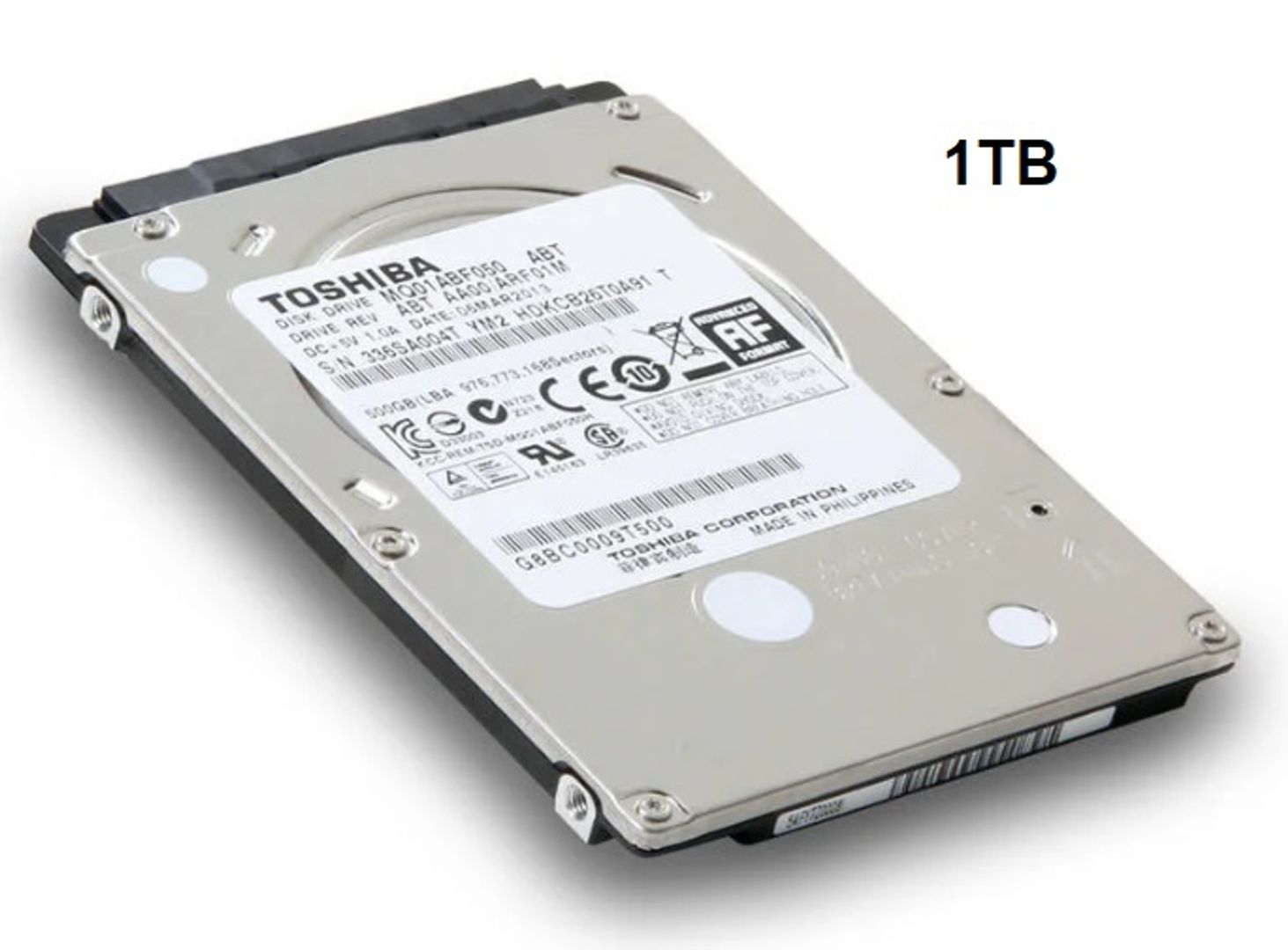 Disco Duro para Portátil Toshiba 1TB SATA