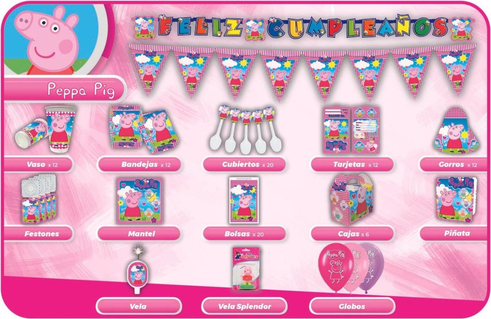 DECORACIÓN PEPA PIG