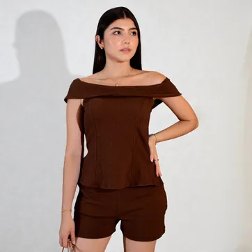 Conjunto elegante short - imagen 1