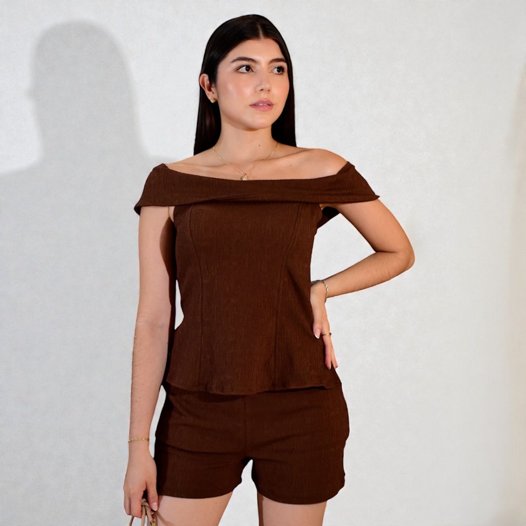 Conjunto elegante short