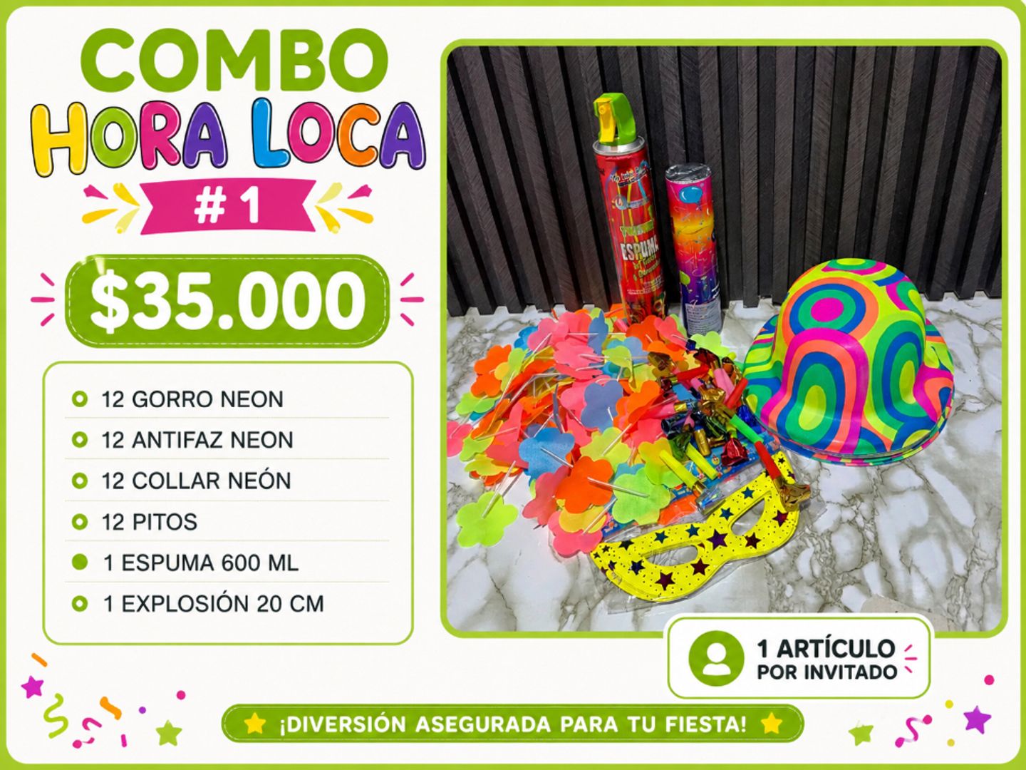 COMBO PARA 36 PERSONAS