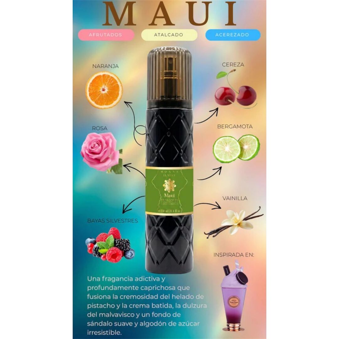 PERFUME UNISEX CON FEROMONAS MOANA LUXURY 250ml