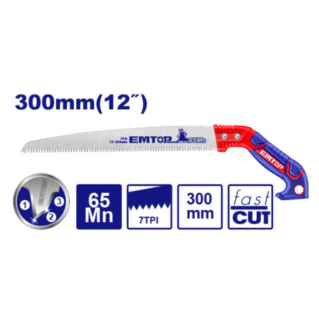 EMTOP SERRUCHO PARA PODAR 12" CORTE RAPIDO SUPER EMTOP