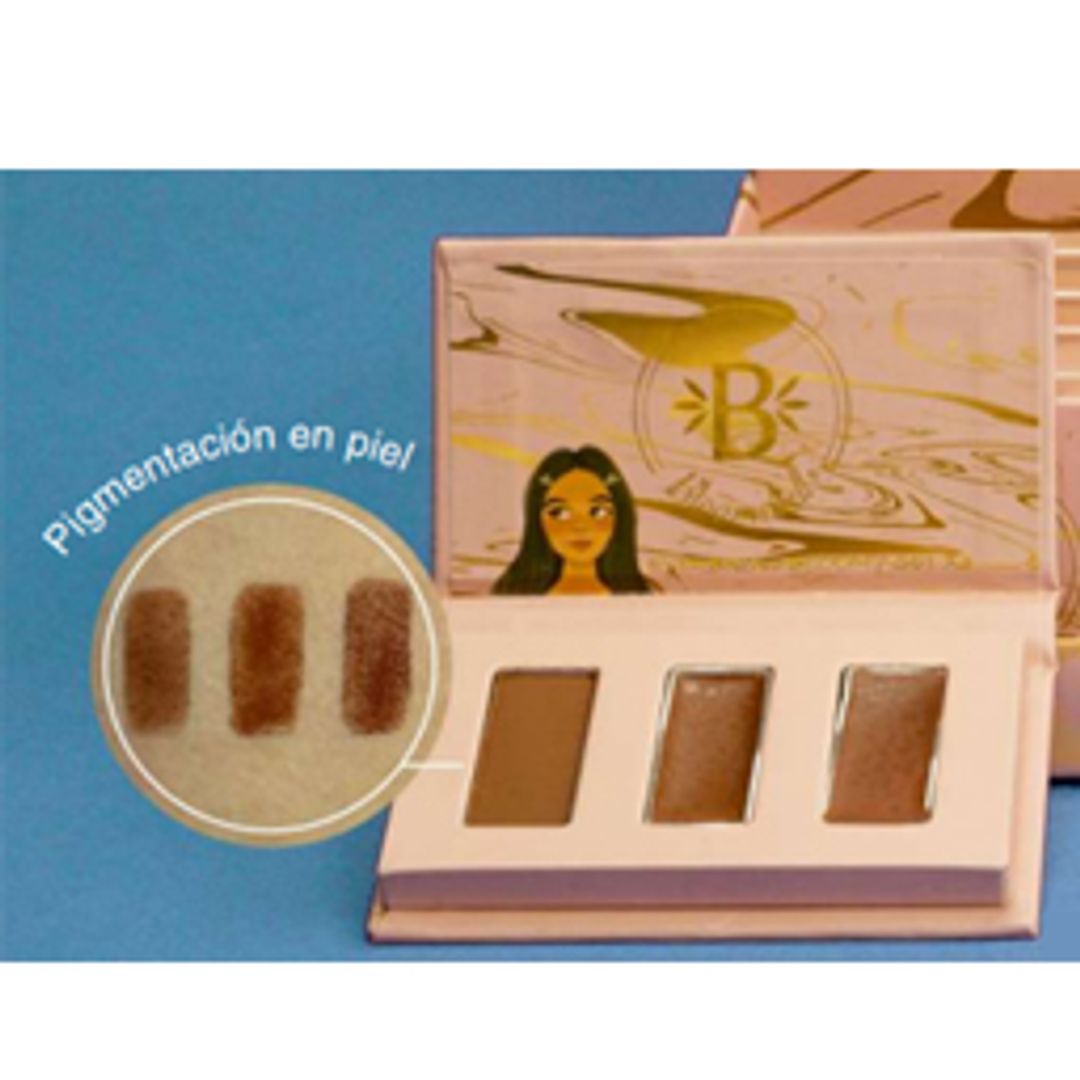 EYEBROWM BLOOMY SET X 3 CHOCOLATE