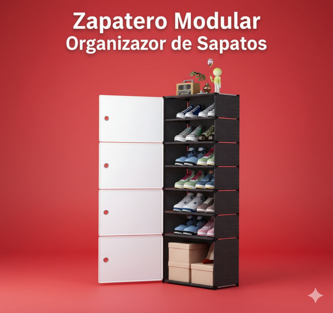 ZAPATERO MODULAR DE TELA