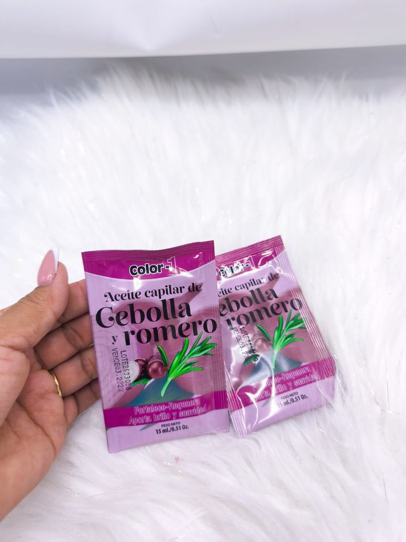 ACEITE CAPILAR DE CEBOLLA COLOR 1 
