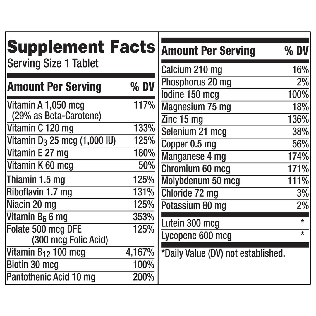 CENTRUM SILVER Multivitaminas Hombre 50 Años+ x200