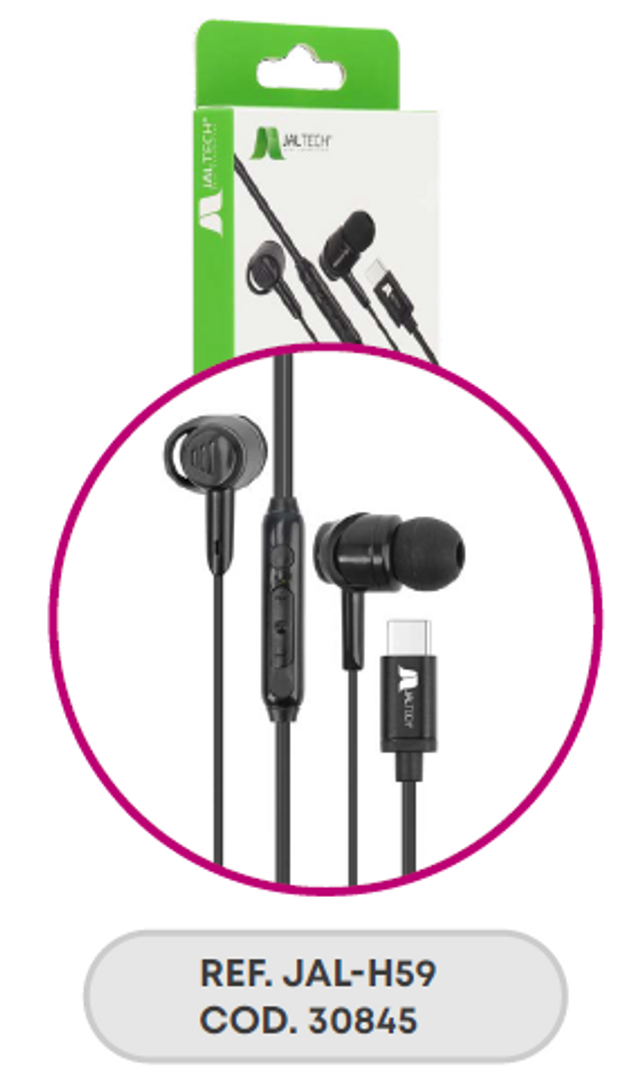 AUDÍFONOS TIPO C JAL-H59