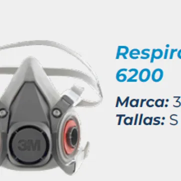 Imagen del producto RESPIRADOR 6200 3M
