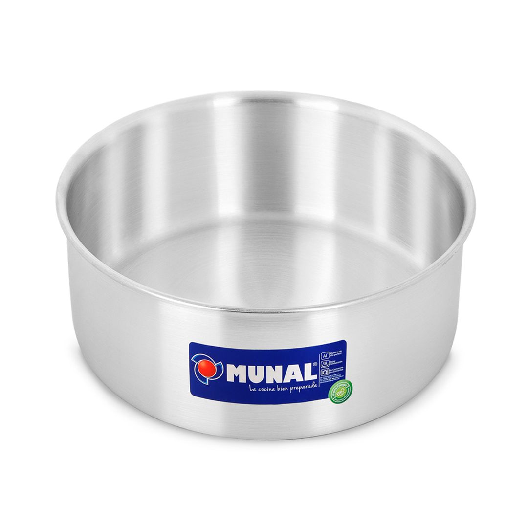 MOLDE TORTA ALUMINIO MUNAL REDONDO 1/2 LB