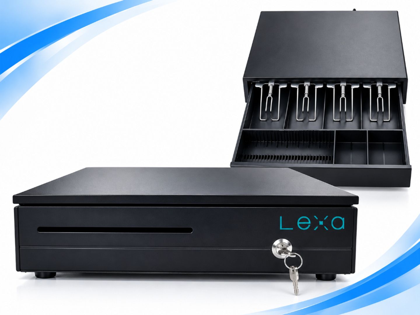 CAJÓN MONEDERO LEXA METÁLICO PARA PUNTO DE VENTA