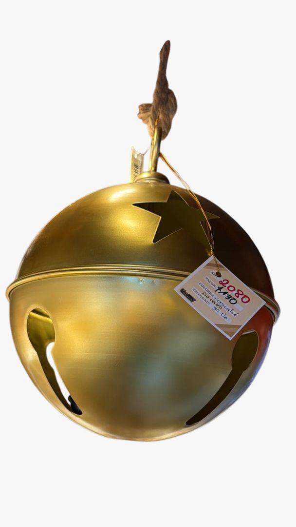CASCABEL METALICO DORADO