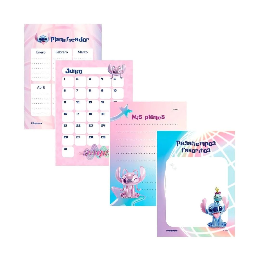 Agenda Planeador Stitch