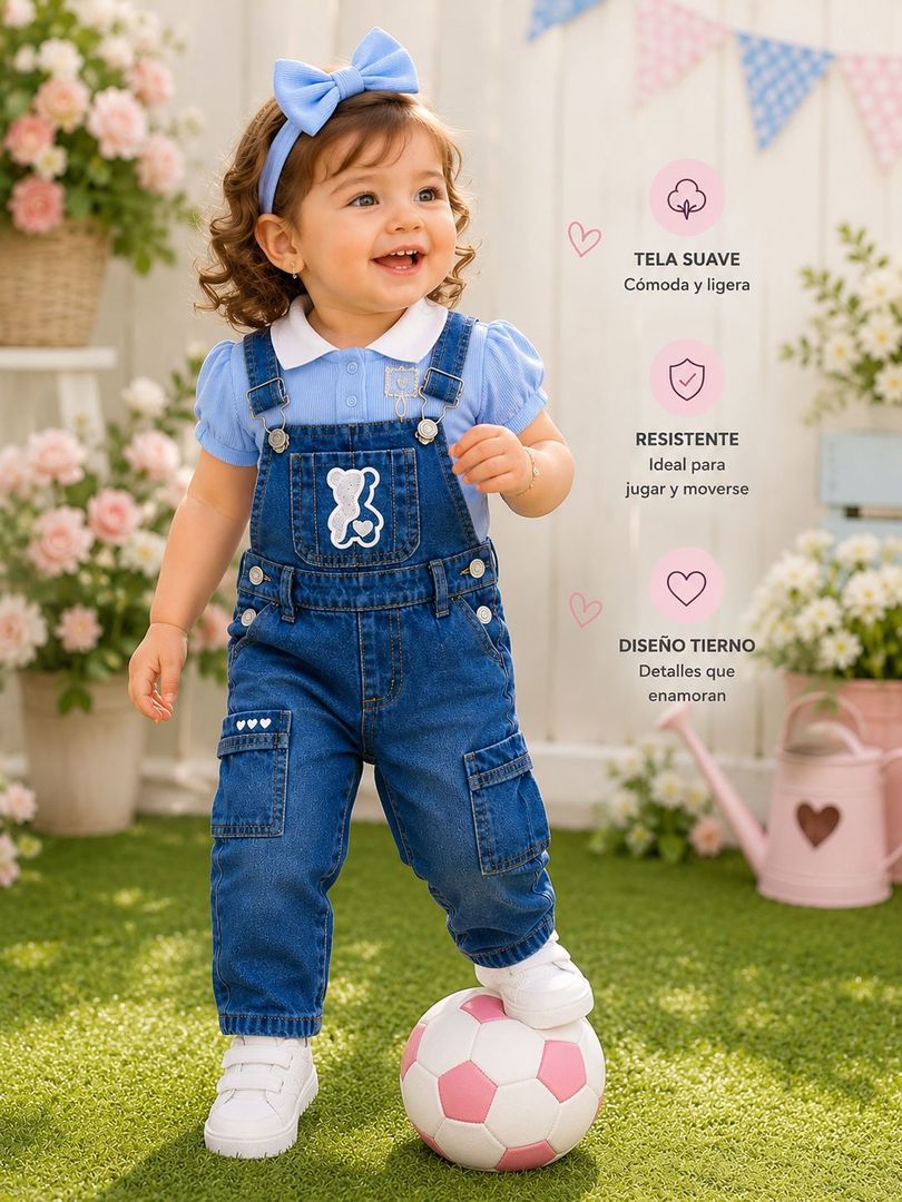 CONJUNTO OVEROL BEBITA