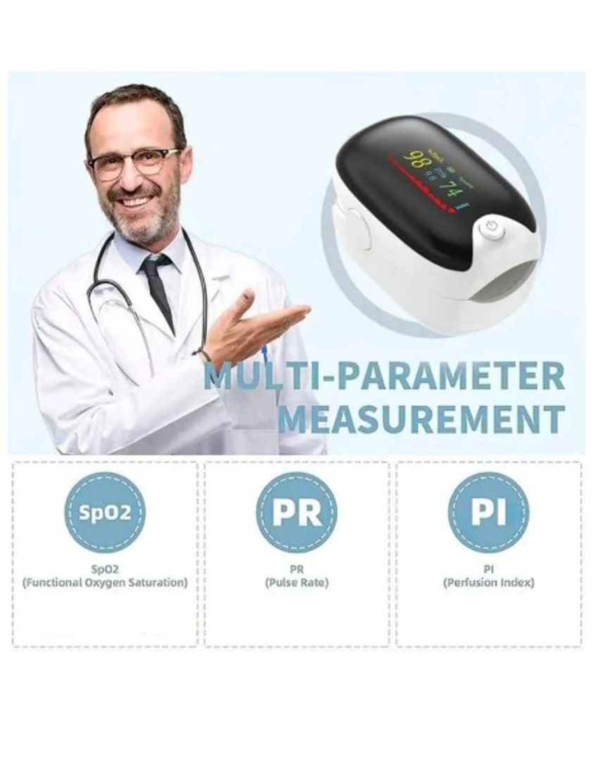 OXIMETRO PARA DEDO CON PANTALLA LED