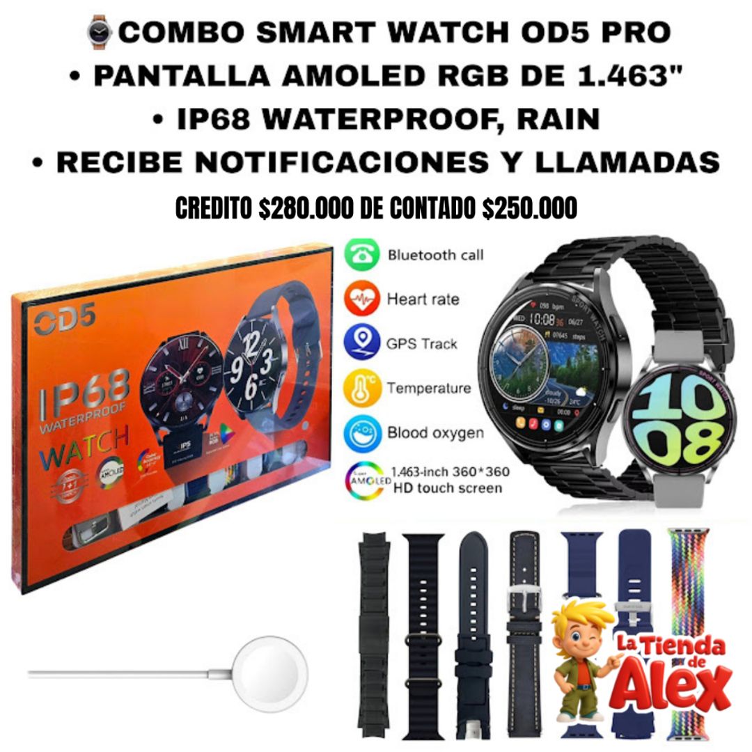 Combo Smart Watch OD5 PRO