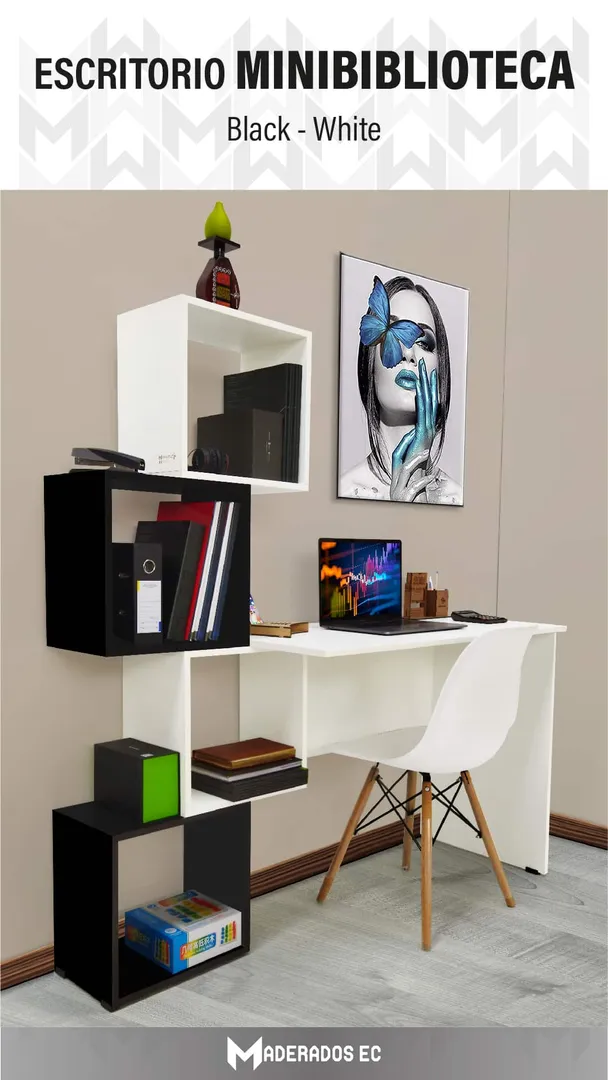 Escritorio - modelo Minibiblioteca