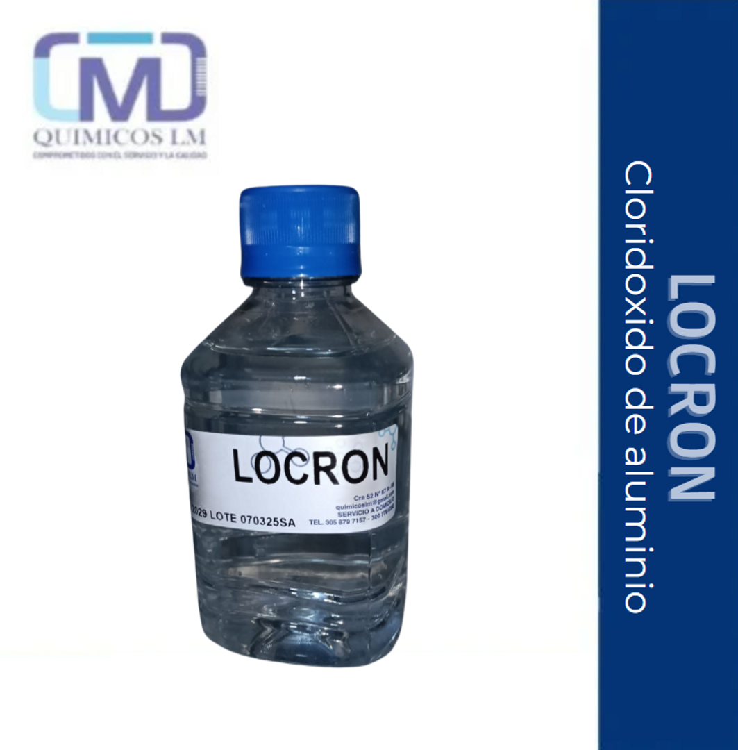 LOCRON-CLORIDOXIDO DE ALUMINIO 250ml