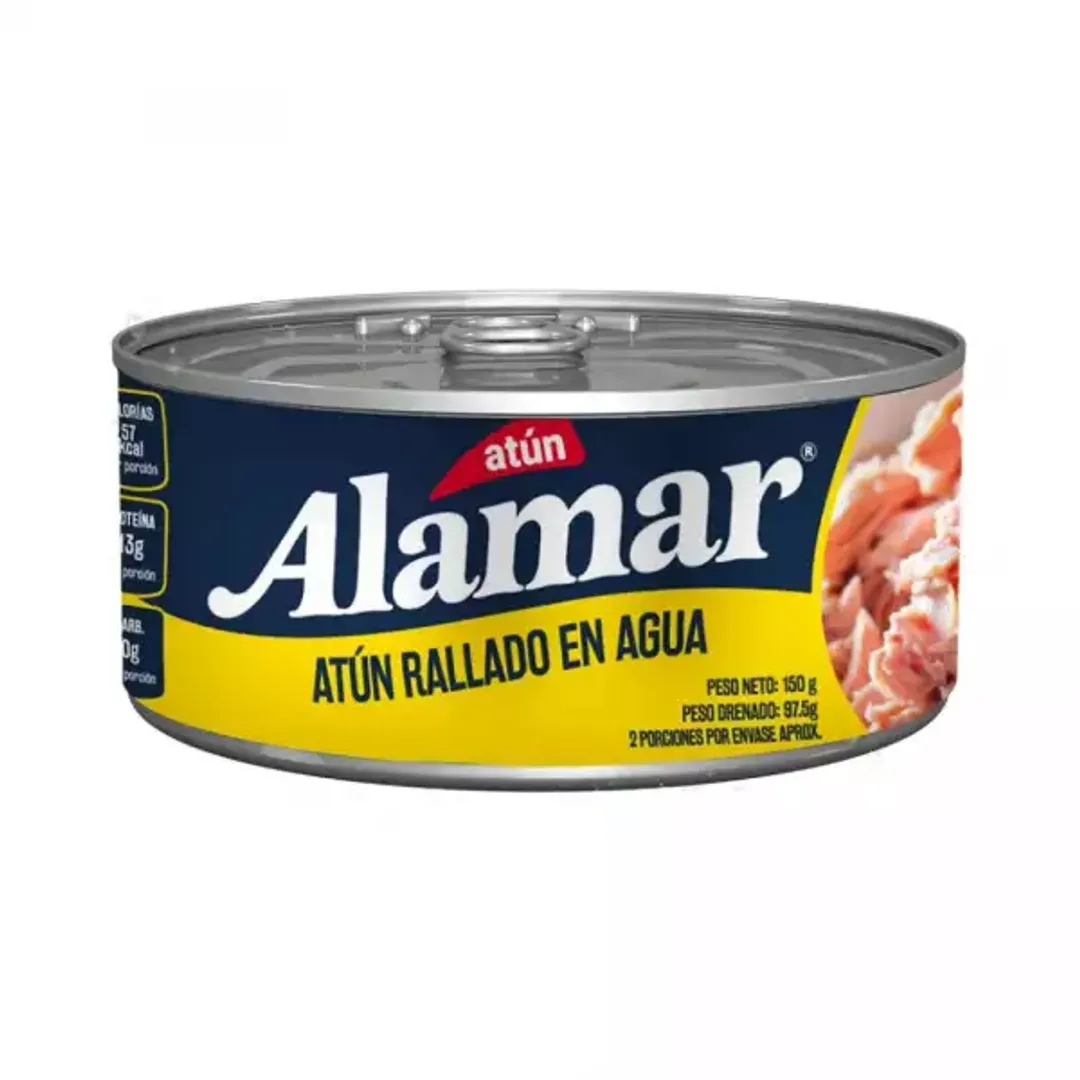 ATUN RALLADO ALAMAR AGUA*150G