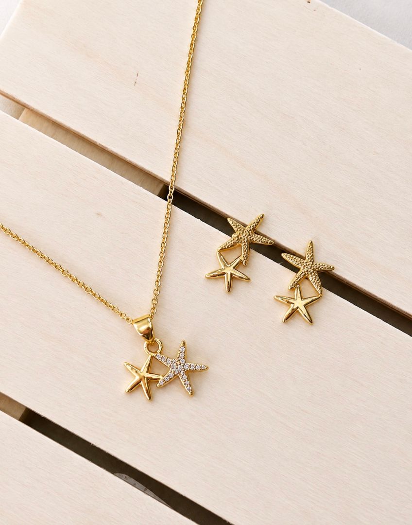 Set cadena topo estrella doble 