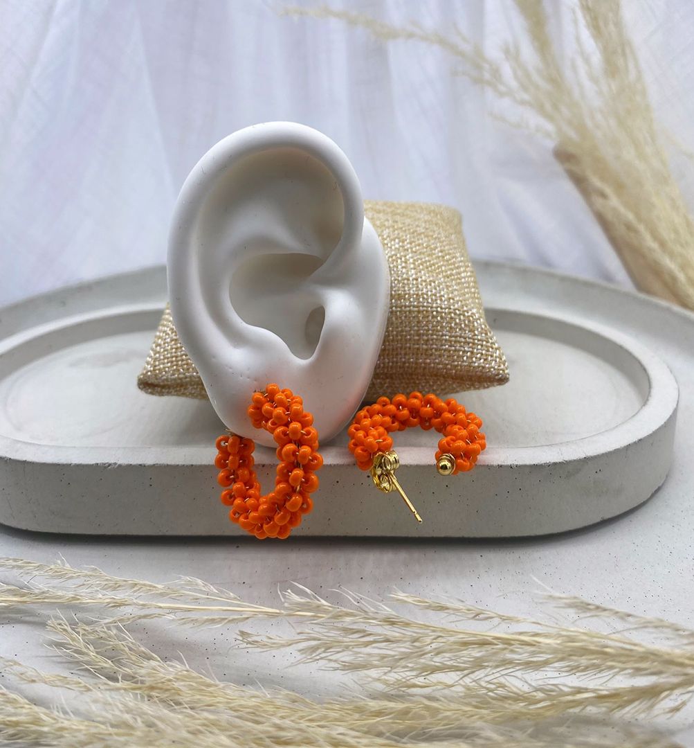 Topo candonga artesanal, naranja grande, covergold 