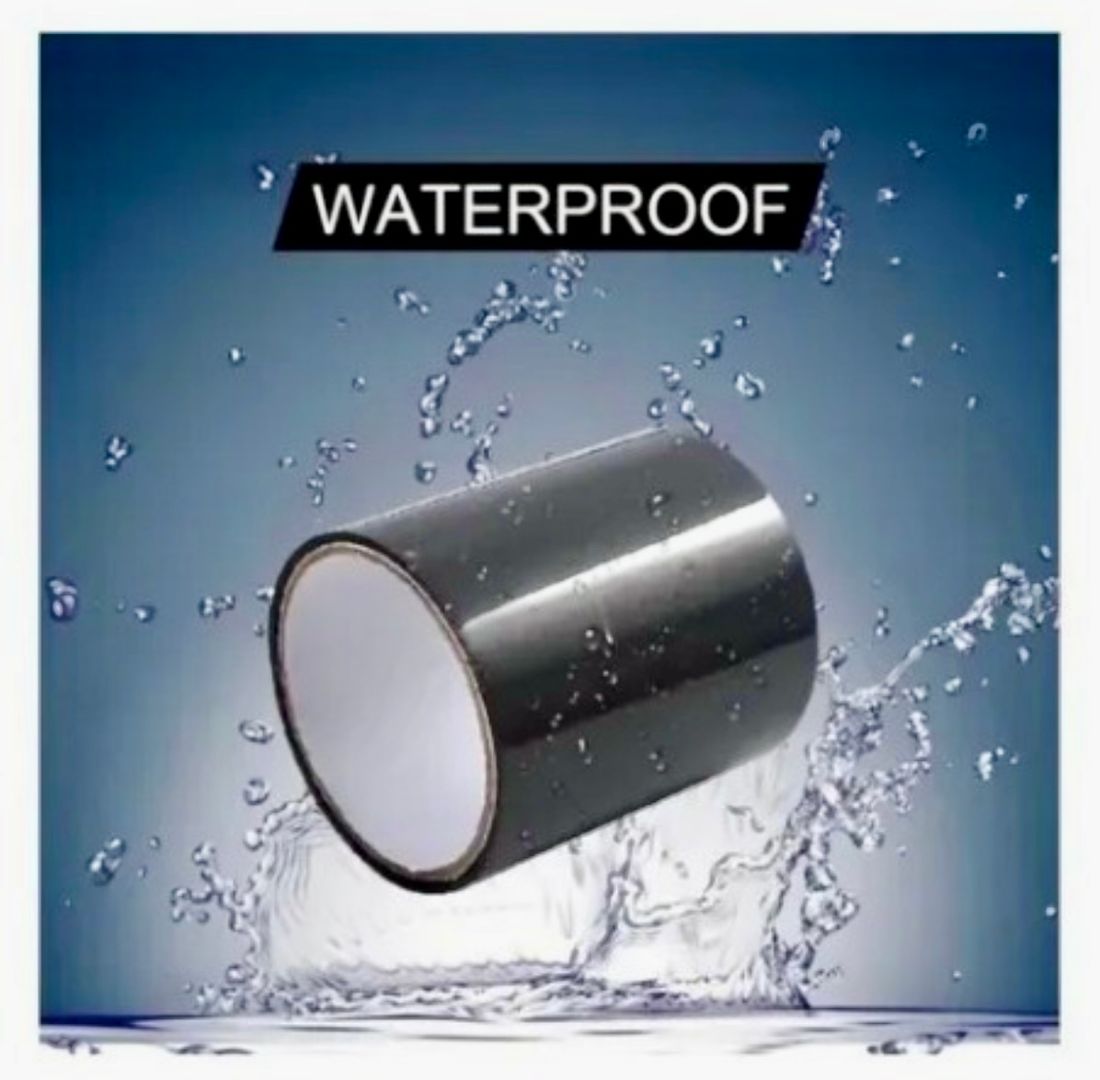 Cinta Adhesiva Impermeable Reparaciones Anti Fluido Negra
