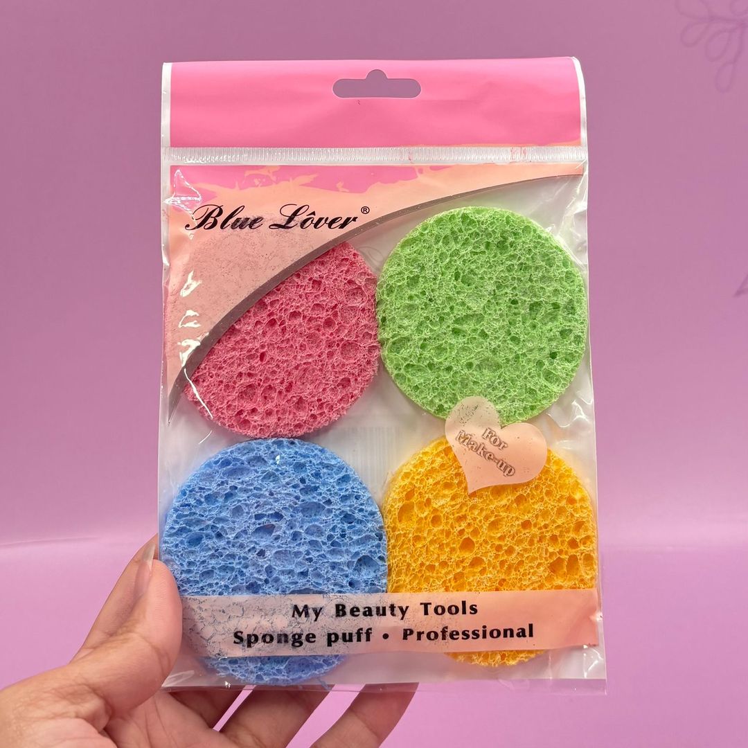 ESPONJAS x 4 PARA LAVAR EL ROSTRO