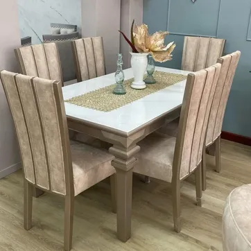 COMEDOR CANAL X6 PLANTILLA MARMOLIZADA - imagen 1