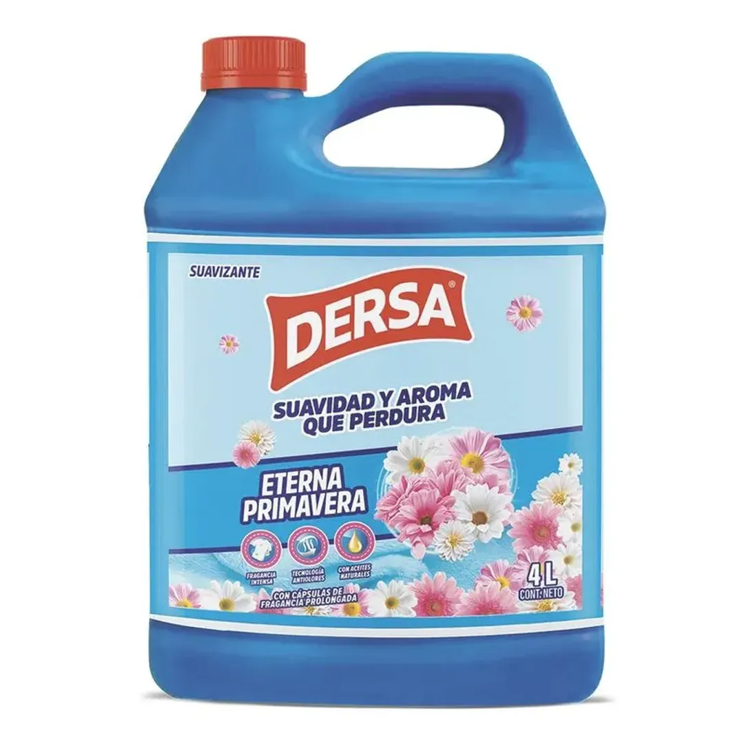 SUAVIZANTE DERSA PRIMAVERA X 4 LITROS
