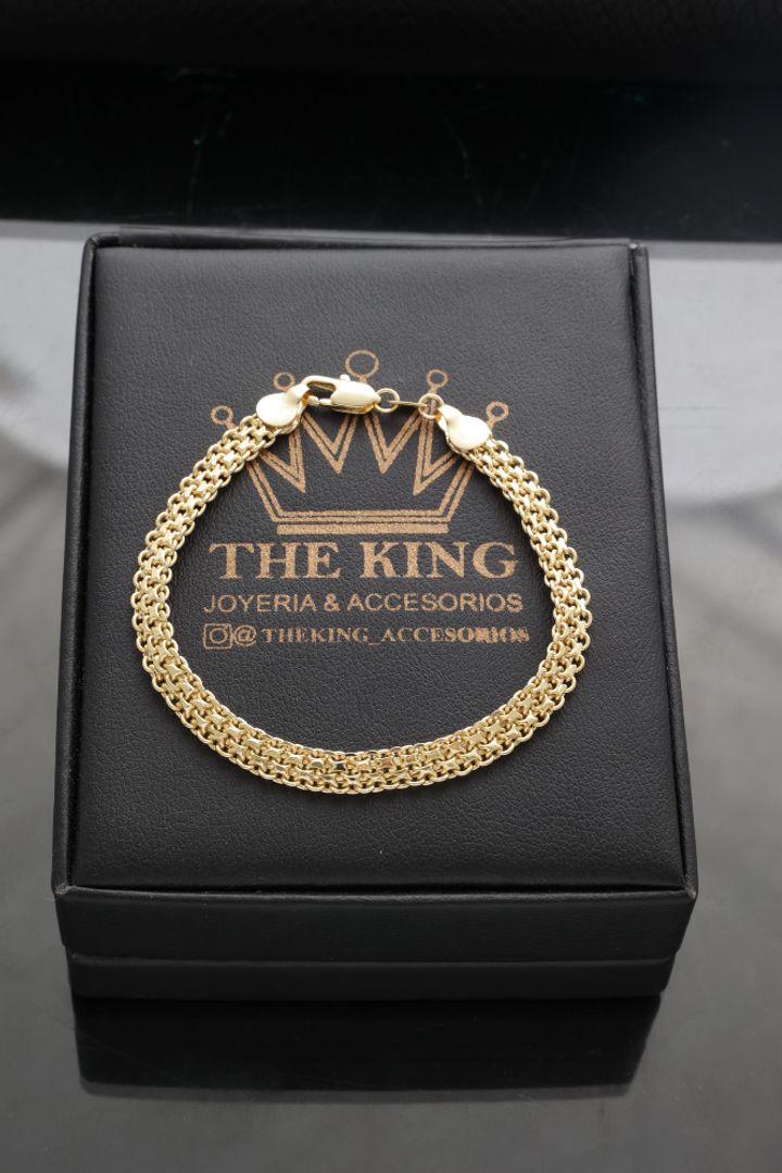 Pulsera chino doble carril 