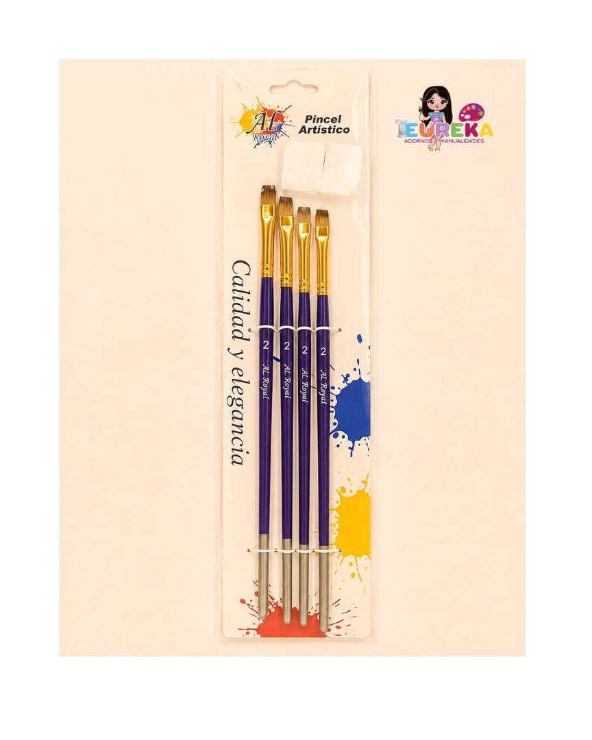 PINCEL AH ROYAL PLANO NO 2X6 C/U