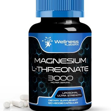 Magnesio  L treonato 120 UND, 3000 mg, treonato de magnesio ultra fuerte para el cerebro, apoyo al sueño, energía - imagen 1