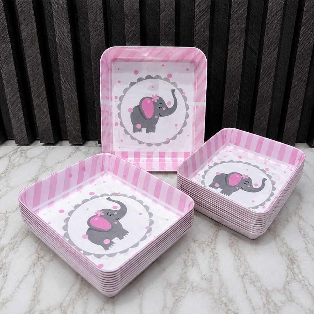 BANDEJA DE TORTA BABY SHOWER ELEFANTE 