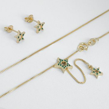 Imagen del producto Conjunto Estrella 45 Cms Verde