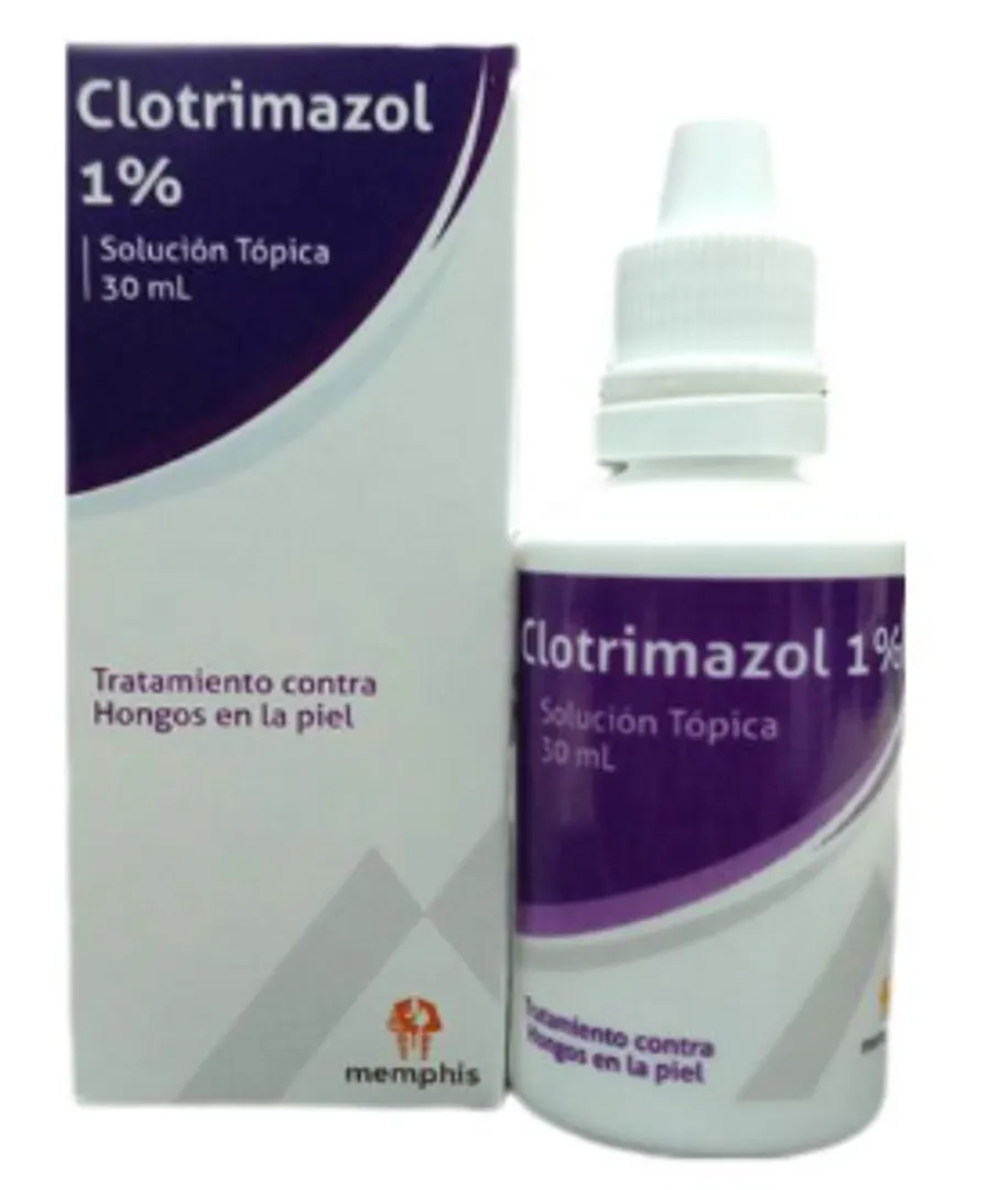 CLOTRIMAZOL 1% SOLUCION TOP MEMPHIS X 30 ML