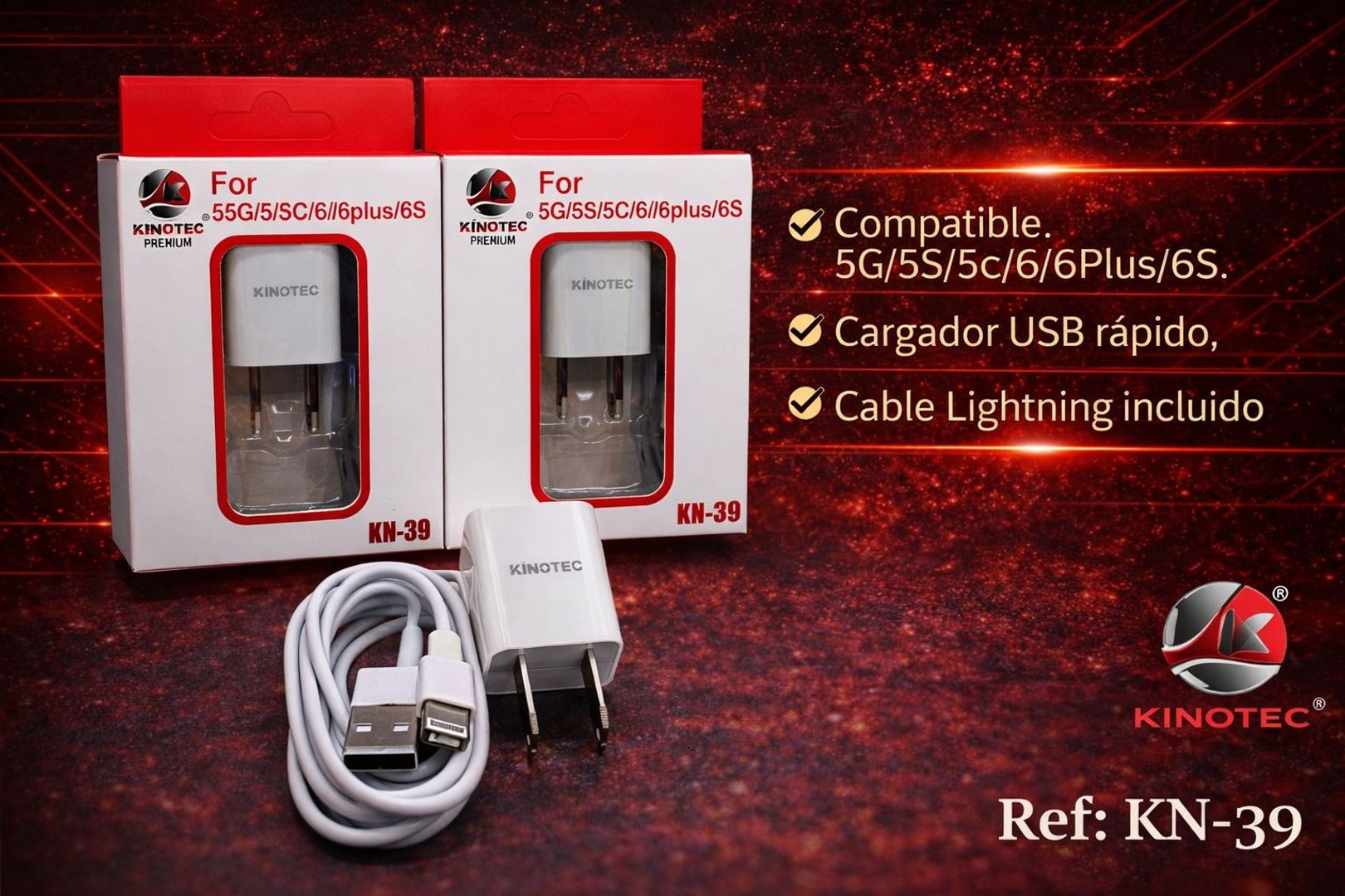 Cargador Kinotec KN-39 5G