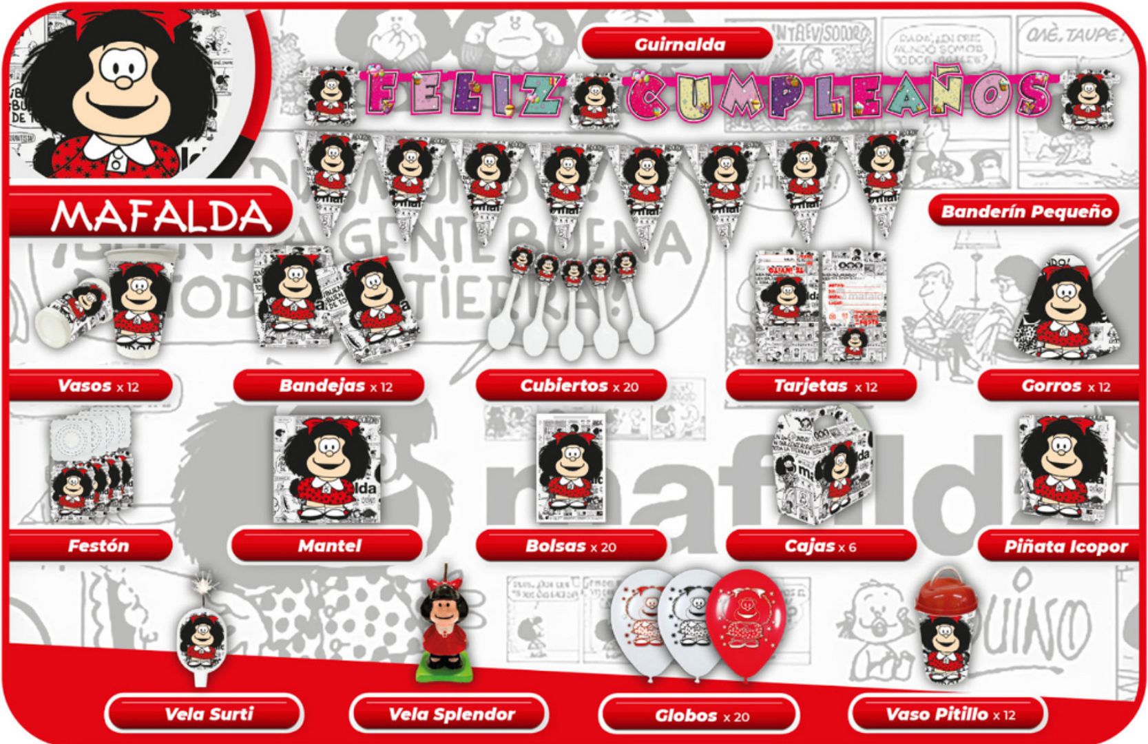 DECORACIÓN MAFALDA
